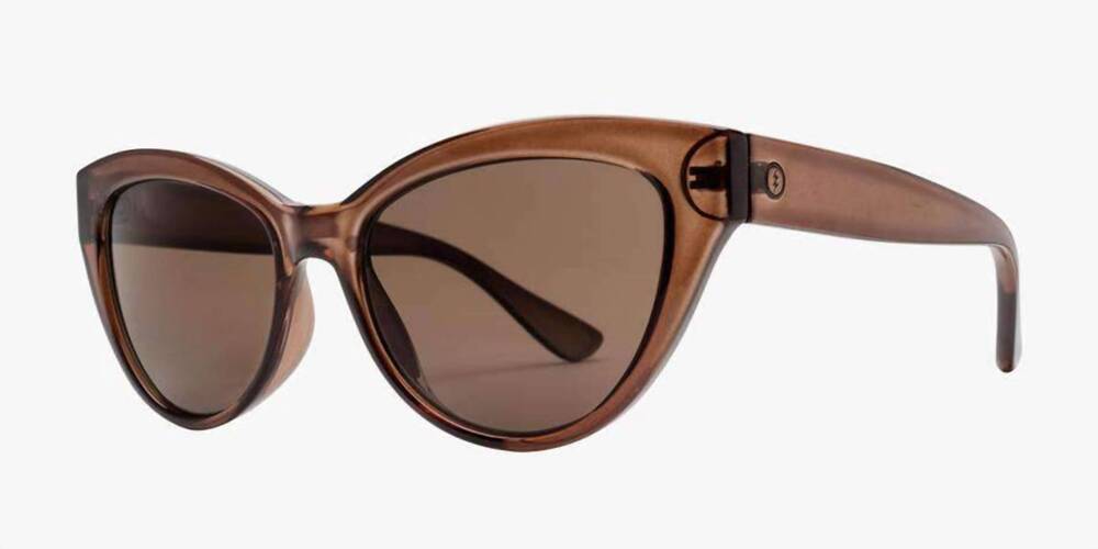 NEW ELECTRIC LABEL women's indio sunglasses in mono bronze bronze polarized
